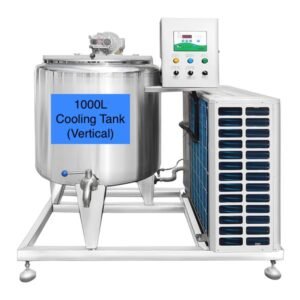 خزان تبريد عمودي 1000 لتر SS316